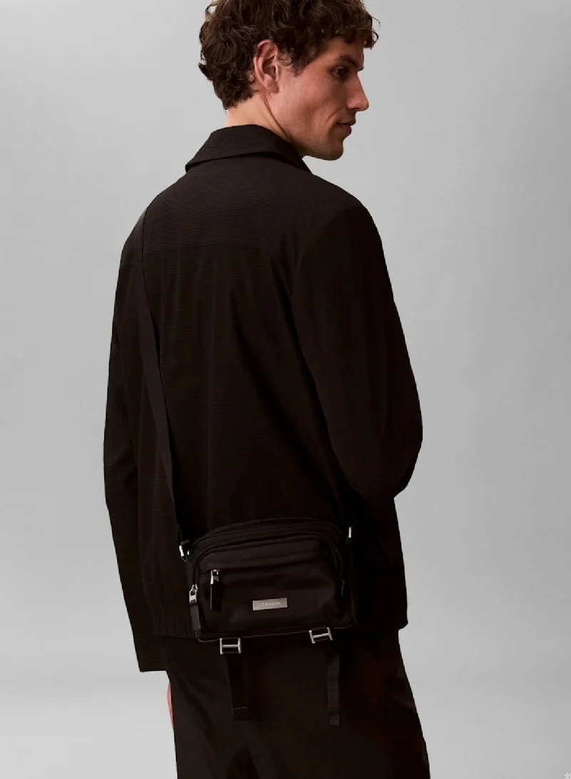 Calvin Klein black Sleek Crossover Utility Bag for Men | Best Price UAE